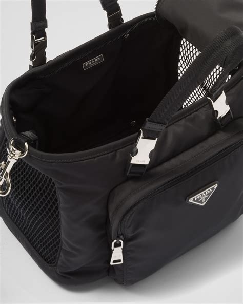 prada dog carrier.